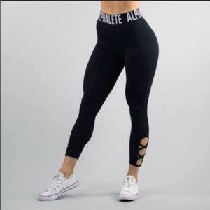 Black alphalete leggings